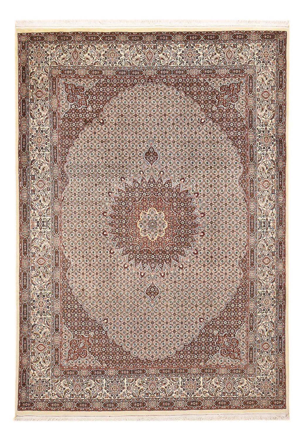 Persisk tæppe - Classic - 350 x 242 cm - lys brun