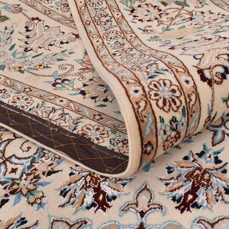 Persisk tæppe - Nain - Premium - 303 x 203 cm - creme