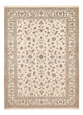 Persisk tæppe - Nain - Premium - 296 x 215 cm - creme