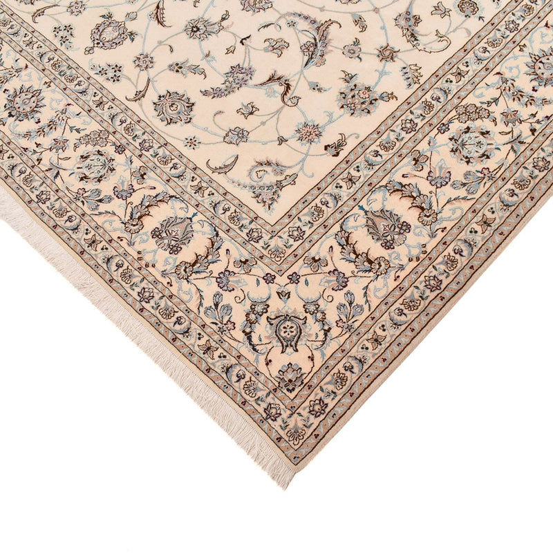 Persisk tæppe - Nain - Premium - 296 x 215 cm - creme