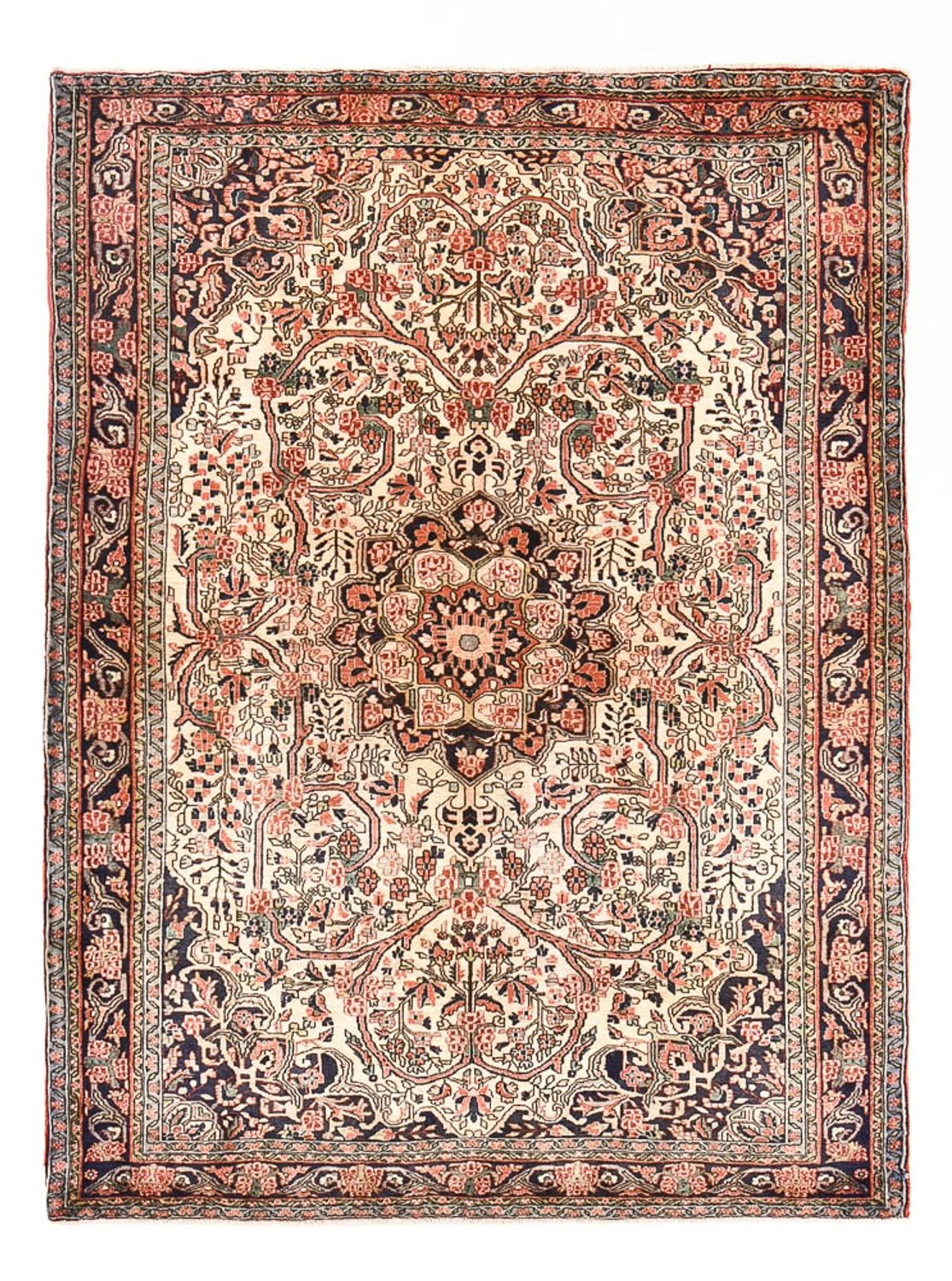 Persisk tæppe - Nomadisk - 196 x 142 cm - flerfarvet