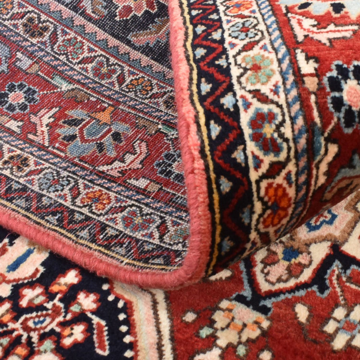 Persisk tæppe - Nomadisk - 217 x 133 cm - flerfarvet