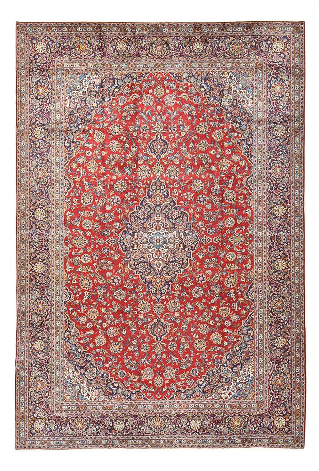 Persisk tæppe - Keshan - 455 x 301 cm - rød