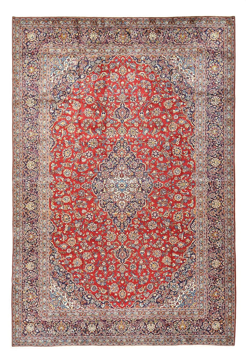 Persisk tæppe - Keshan - 455 x 301 cm - rød