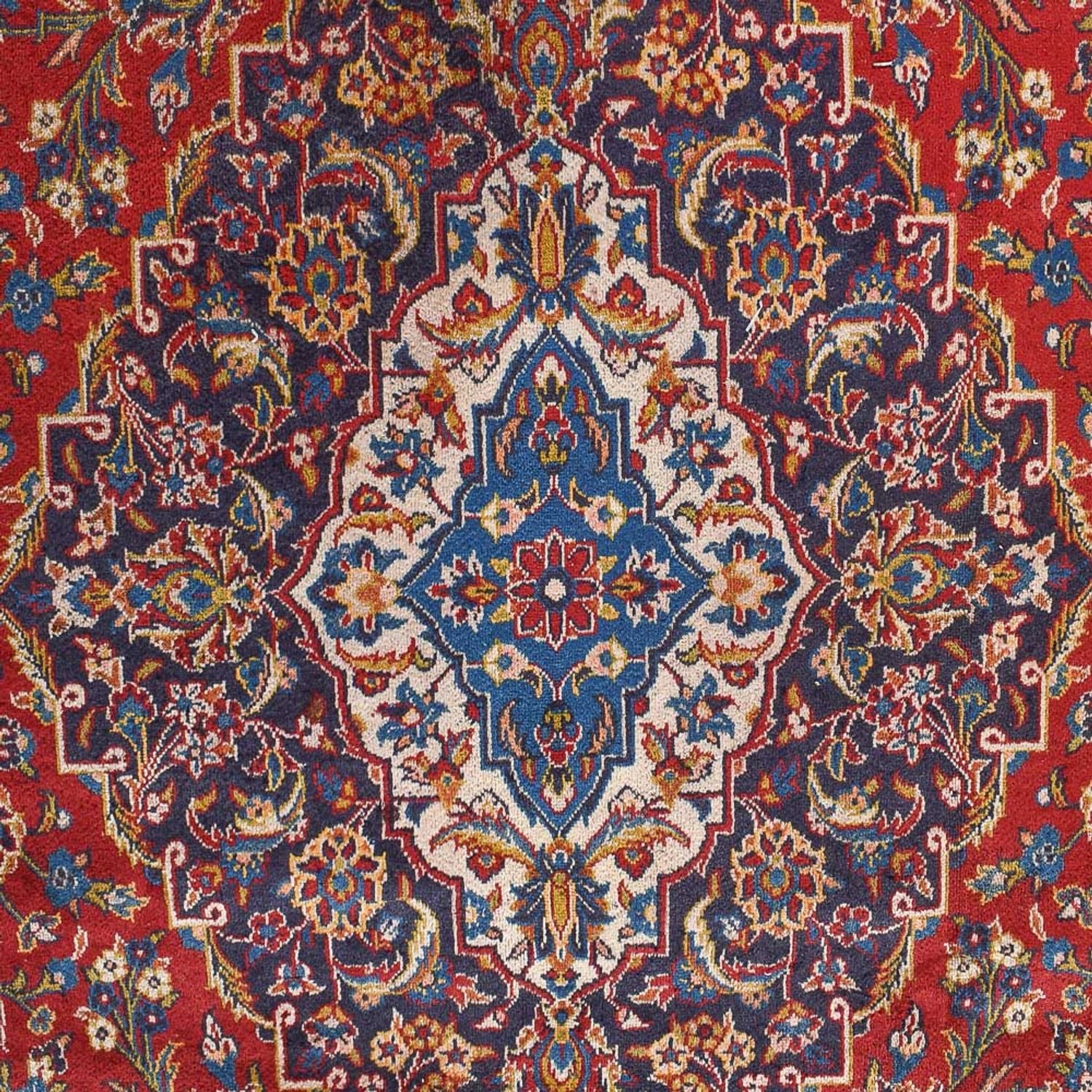 Persisk tæppe - Keshan - 478 x 307 cm - rød
