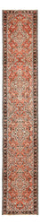 Løber Persisk tæppe - Nomadisk - 468 x 85 cm - lysrød