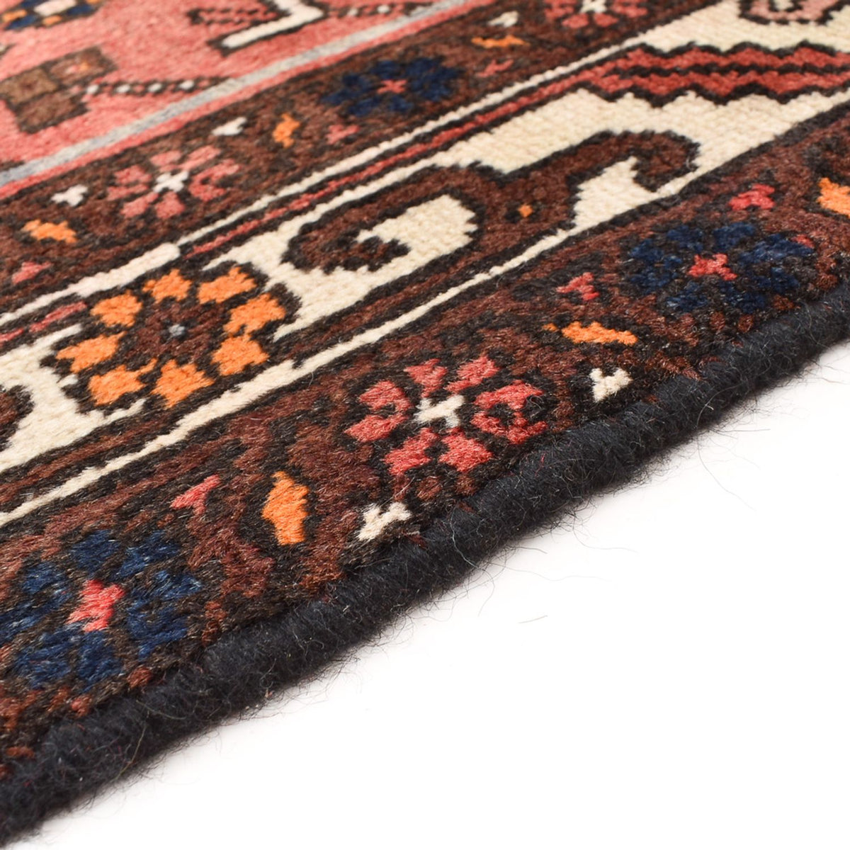 Løber Persisk tæppe - Nomadisk - 452 x 98 cm - lysrød