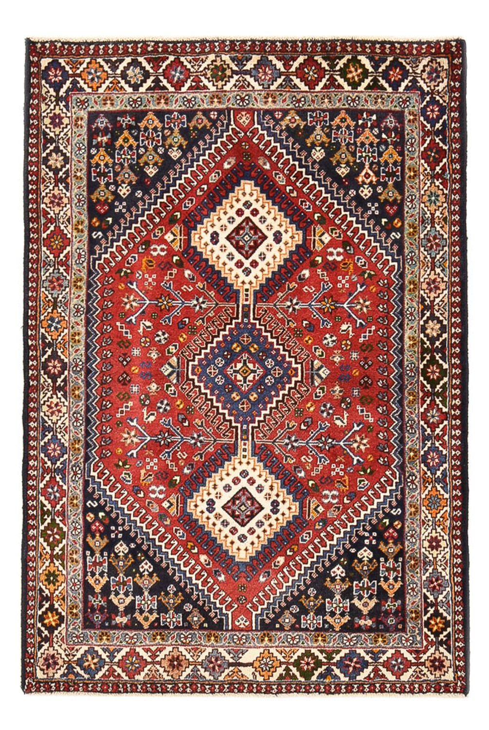 Persisk tæppe - Nomadisk - 147 x 97 cm - rød