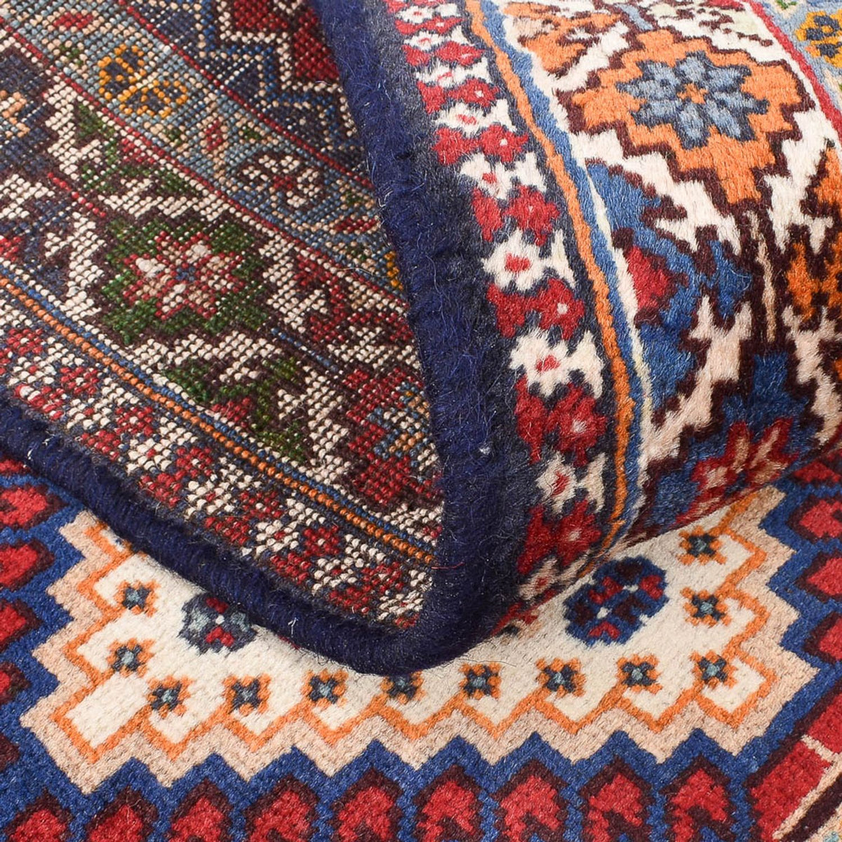 Persisk tæppe - Nomadisk - 147 x 97 cm - rød