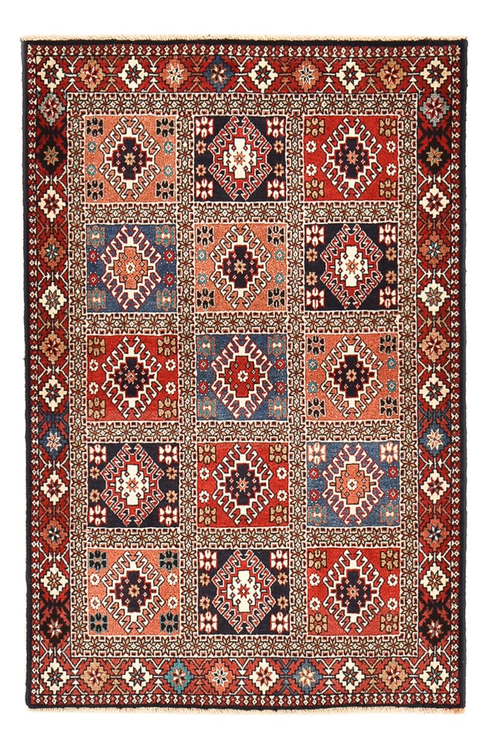Persisk tæppe - Nomadisk - 150 x 97 cm - flerfarvet