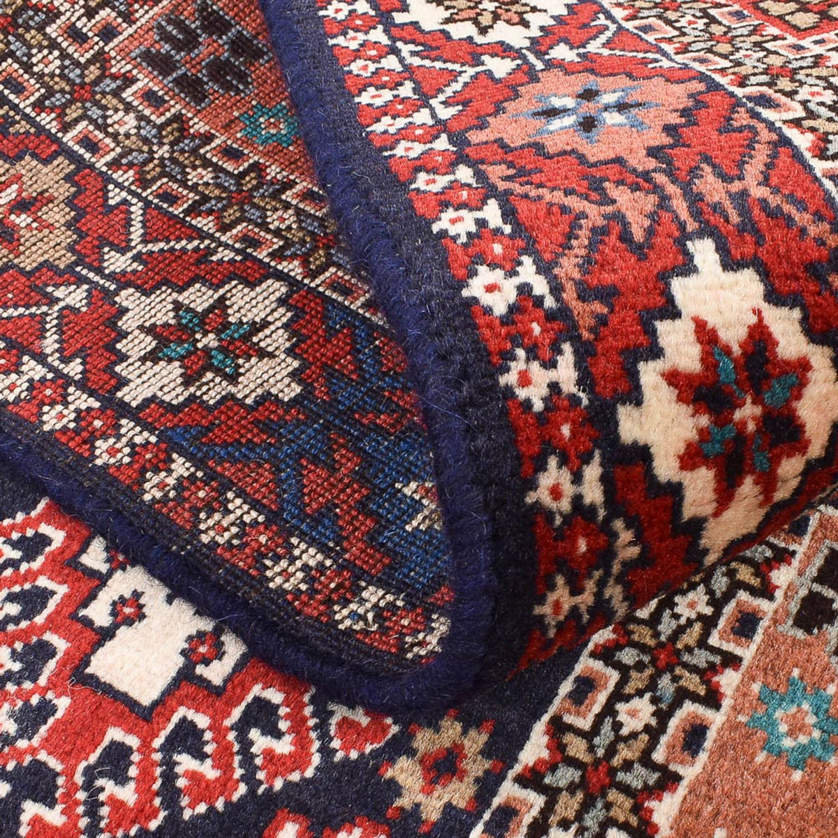 Persisk tæppe - Nomadisk - 150 x 97 cm - flerfarvet