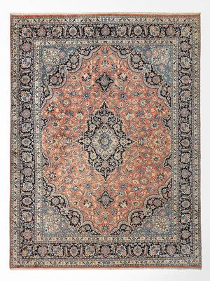 Persisk tæppe - Classic - Royal - 390 x 290 cm - lysrød