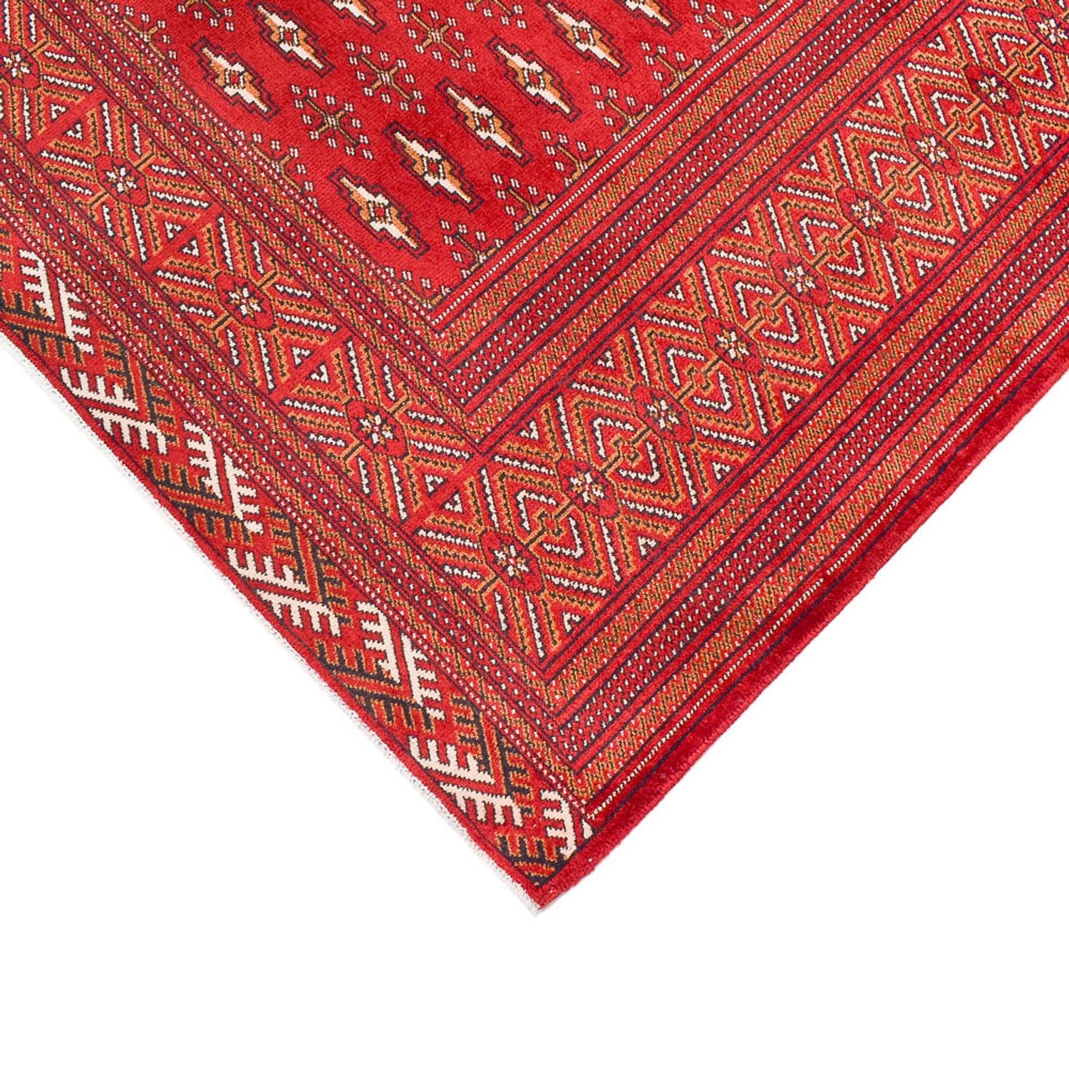 Turkaman-tæppe - 385 x 305 cm - rød