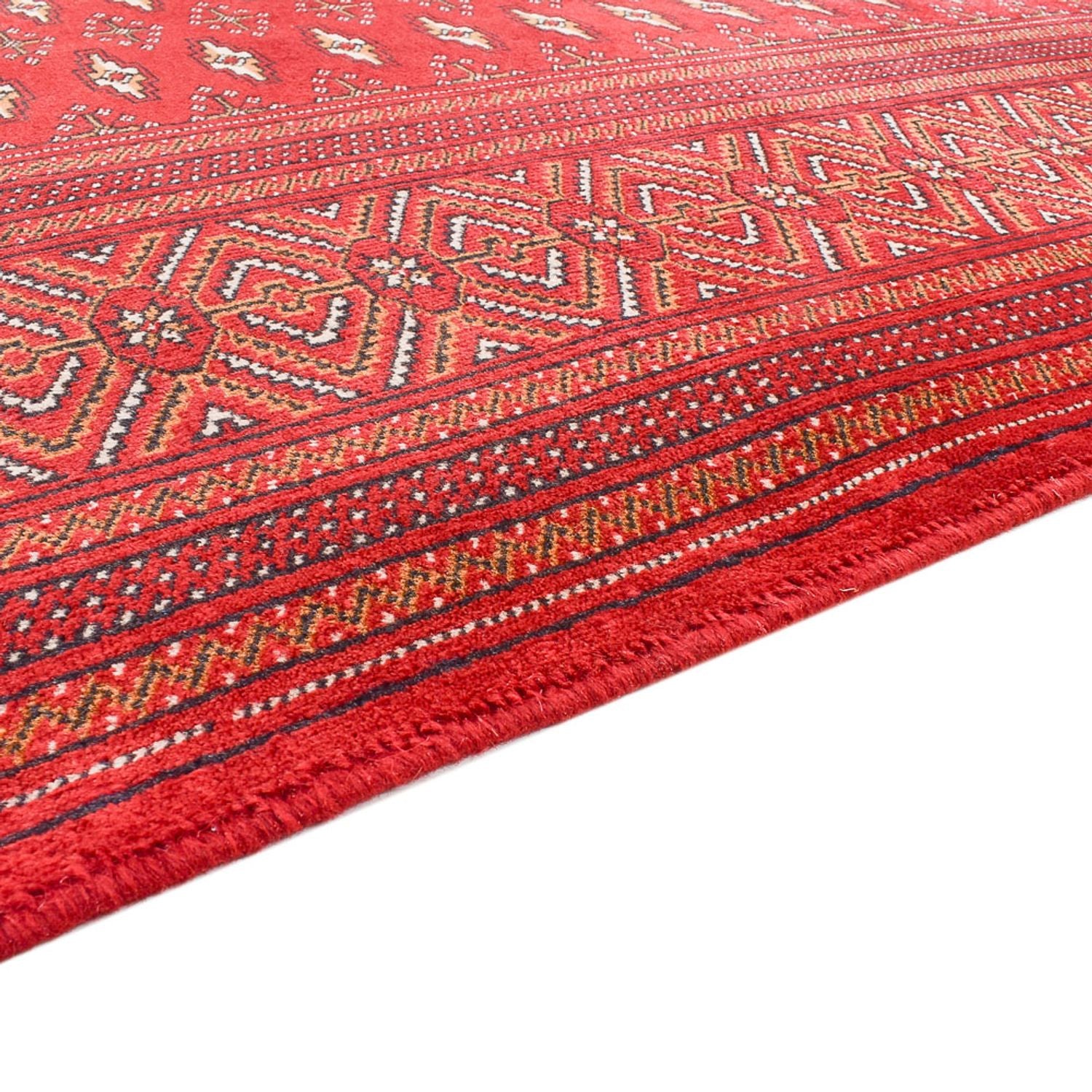 Turkaman-tæppe - 385 x 305 cm - rød