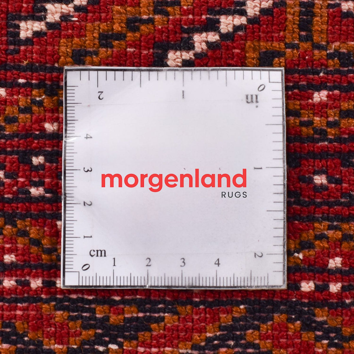 Turkaman-tæppe - 385 x 305 cm - rød