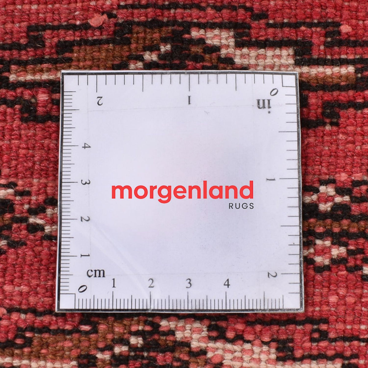 Turkaman-tæppe - 147 x 93 cm - rød