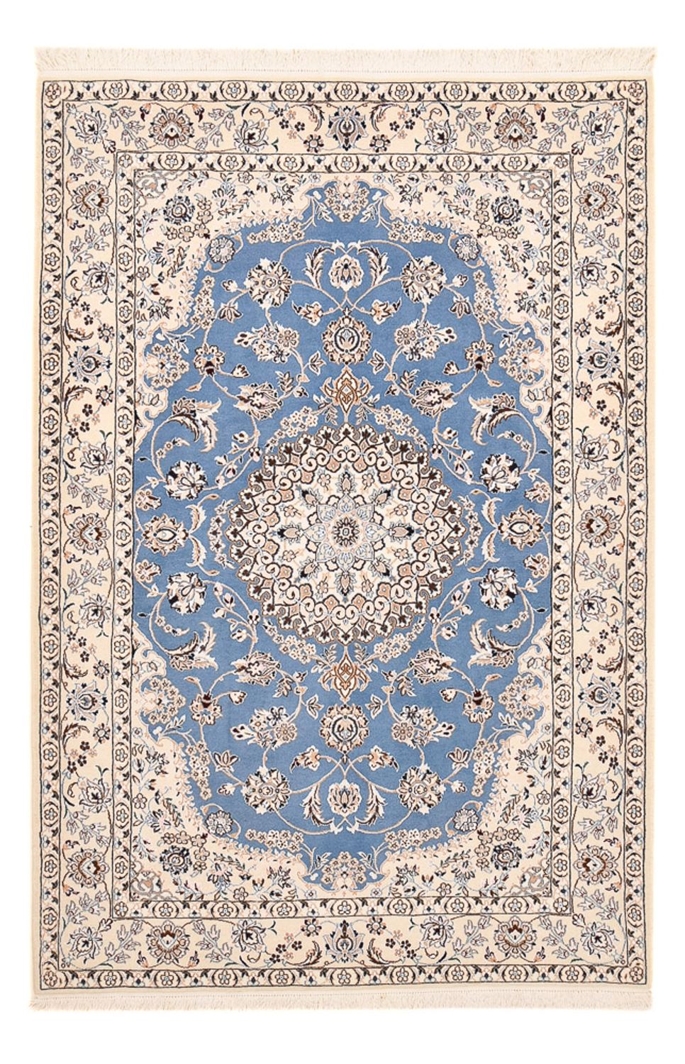 Persisk tæppe - Nain - Royal - 242 x 158 cm - blå