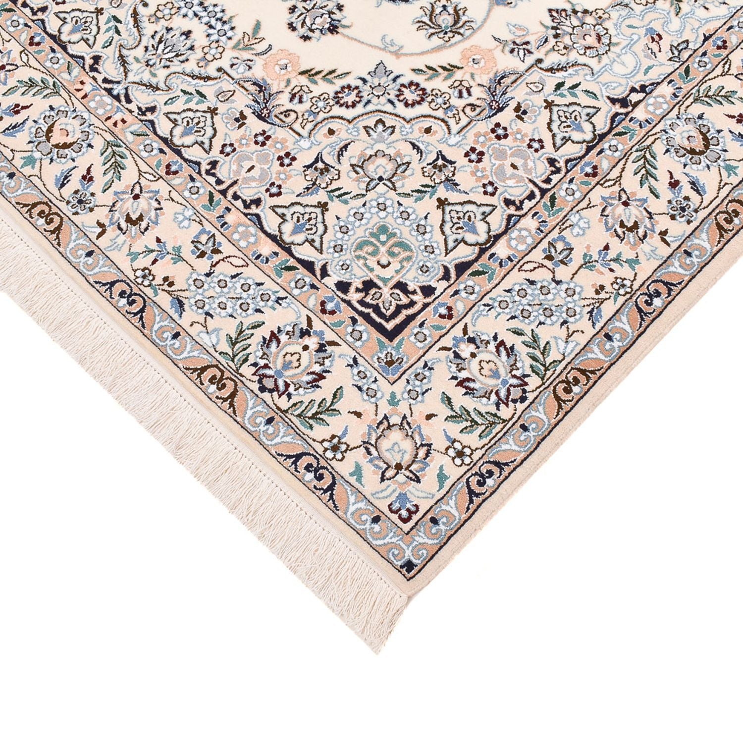 Persisk tæppe - Nain - Royal - 245 x 158 cm - creme