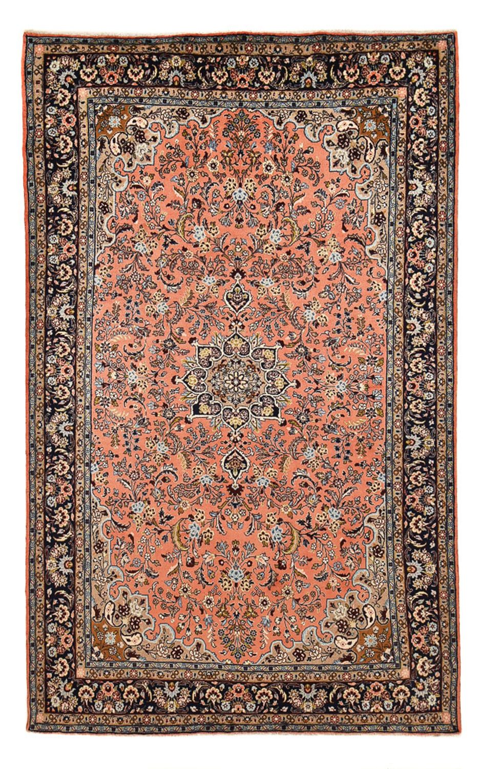 Persisk tæppe - Nomadisk - 318 x 203 cm - lysrød