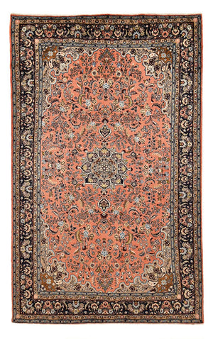 Persisk tæppe - Nomadisk - 318 x 203 cm - lysrød