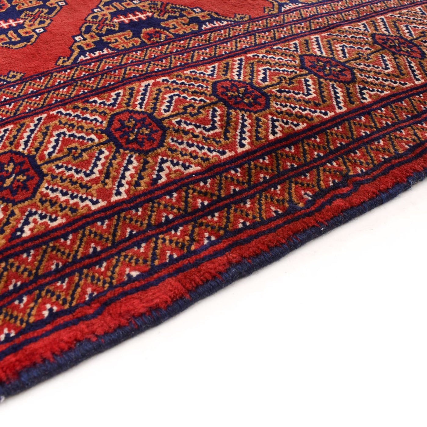 Turkaman-tæppe 377x104cm - Persisk tæppe