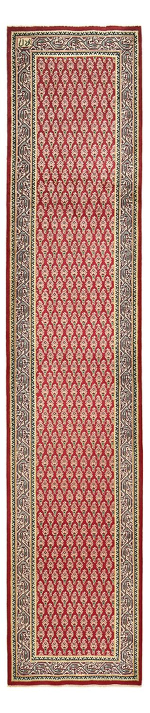 Løber Persisk tæppe - Tabriz - 478 x 99 cm - rød