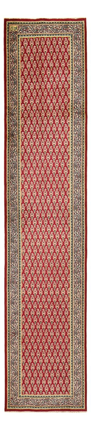 Løber Persisk tæppe - Tabriz - 475 x 99 cm - rød