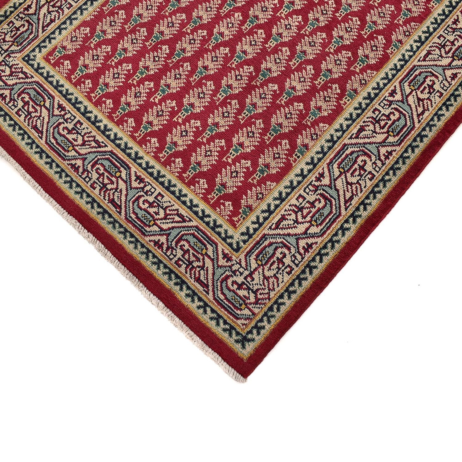 Løber Persisk tæppe - Tabriz - 475 x 99 cm - rød