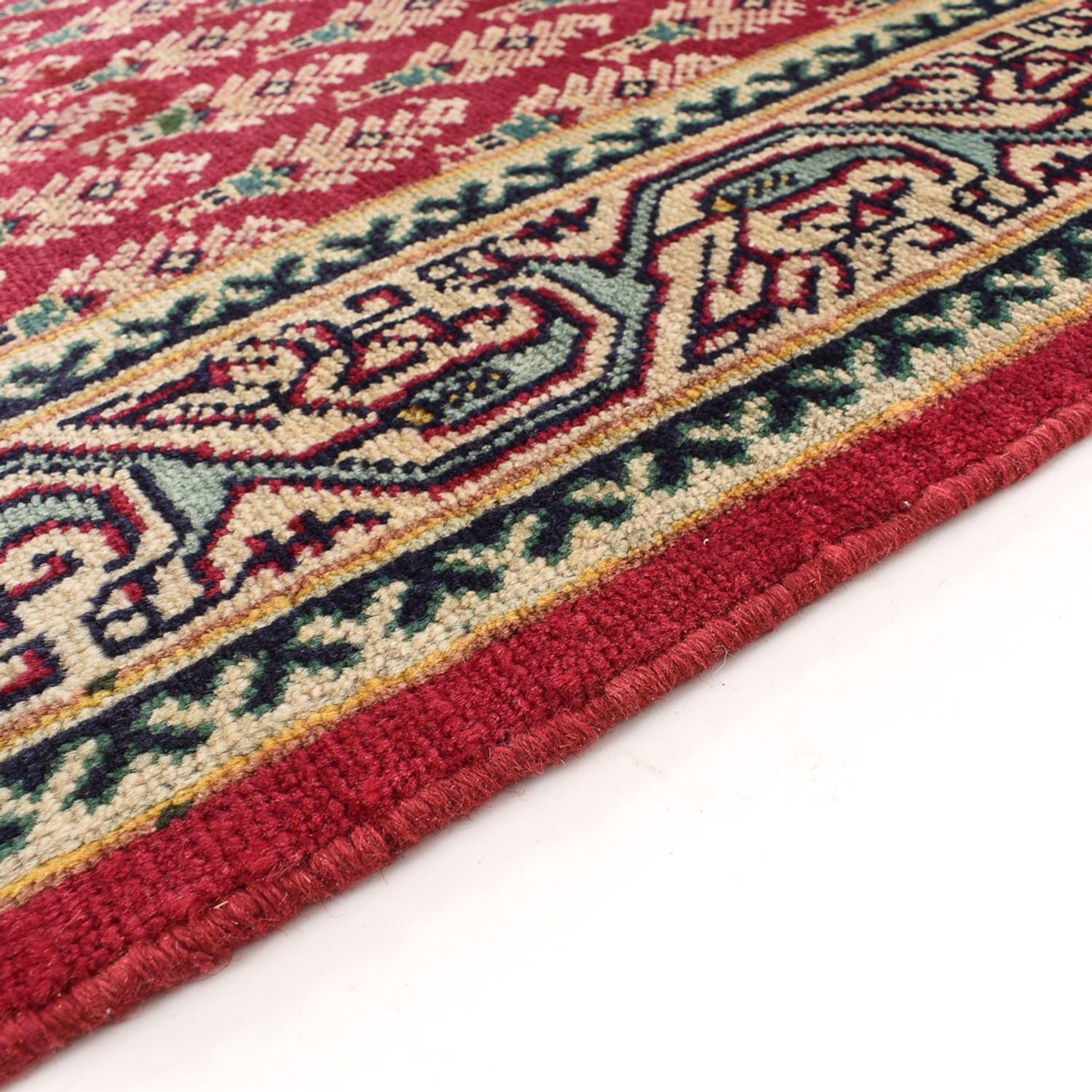 Løber Persisk tæppe - Tabriz - 475 x 99 cm - rød