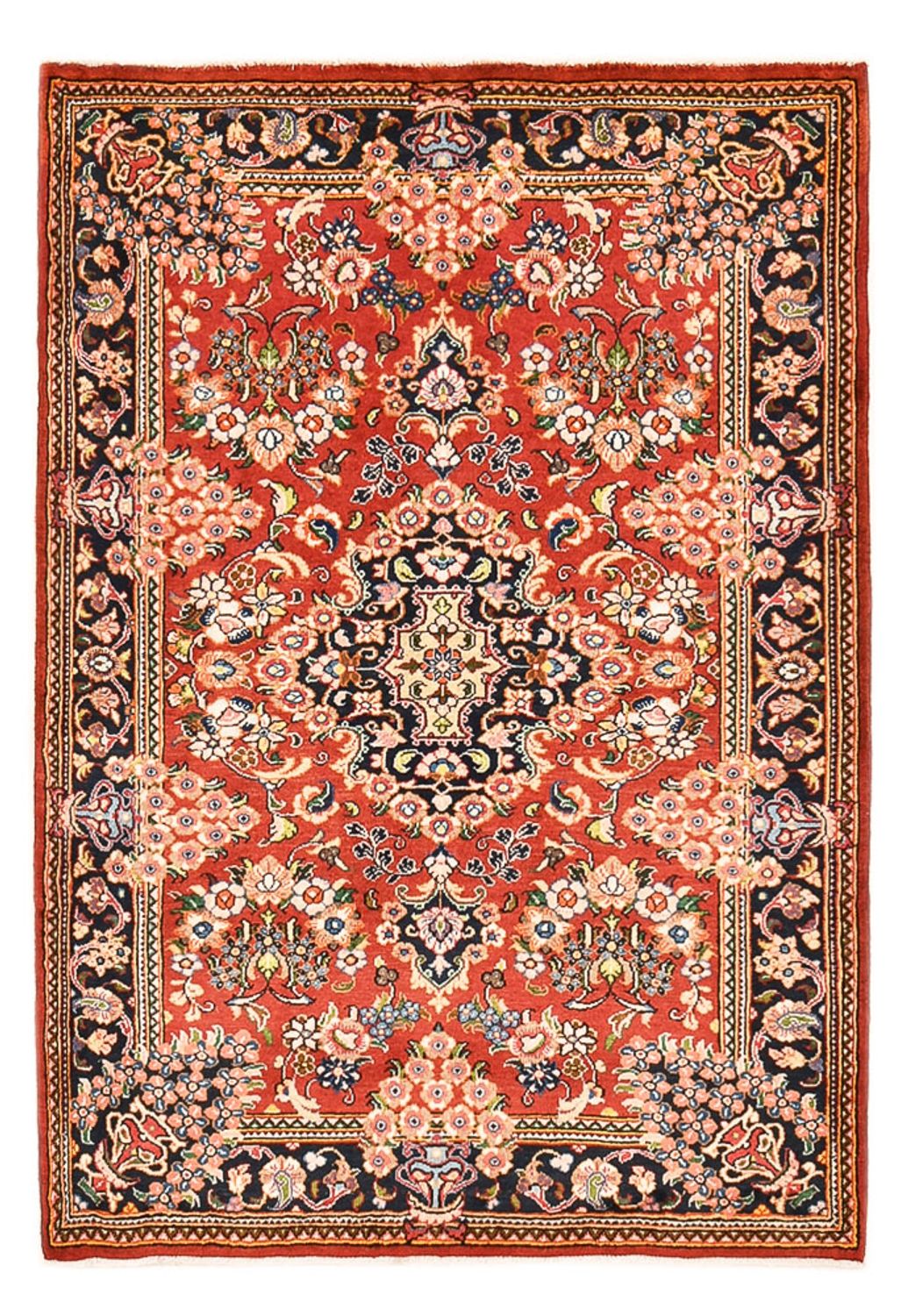 Persisk tæppe - Keshan - 146 x 102 cm - rød