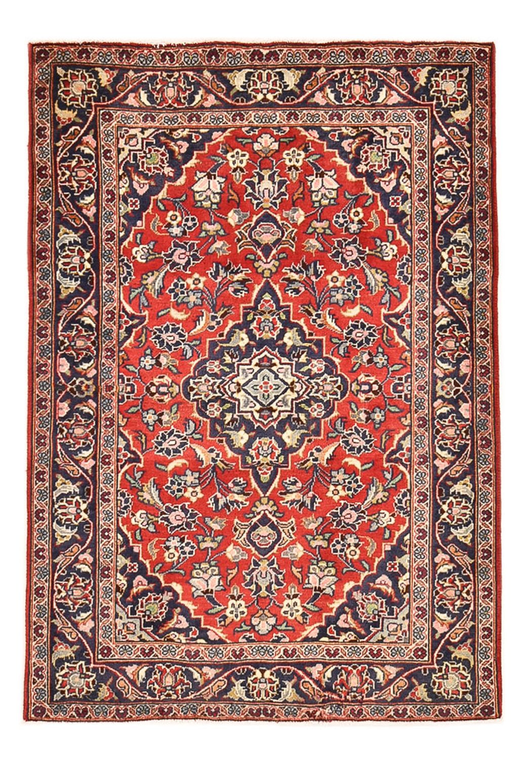 Persisk tæppe - Keshan - 150 x 97 cm - rød