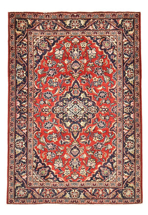 Persisk tæppe - Keshan - 150 x 97 cm - rød