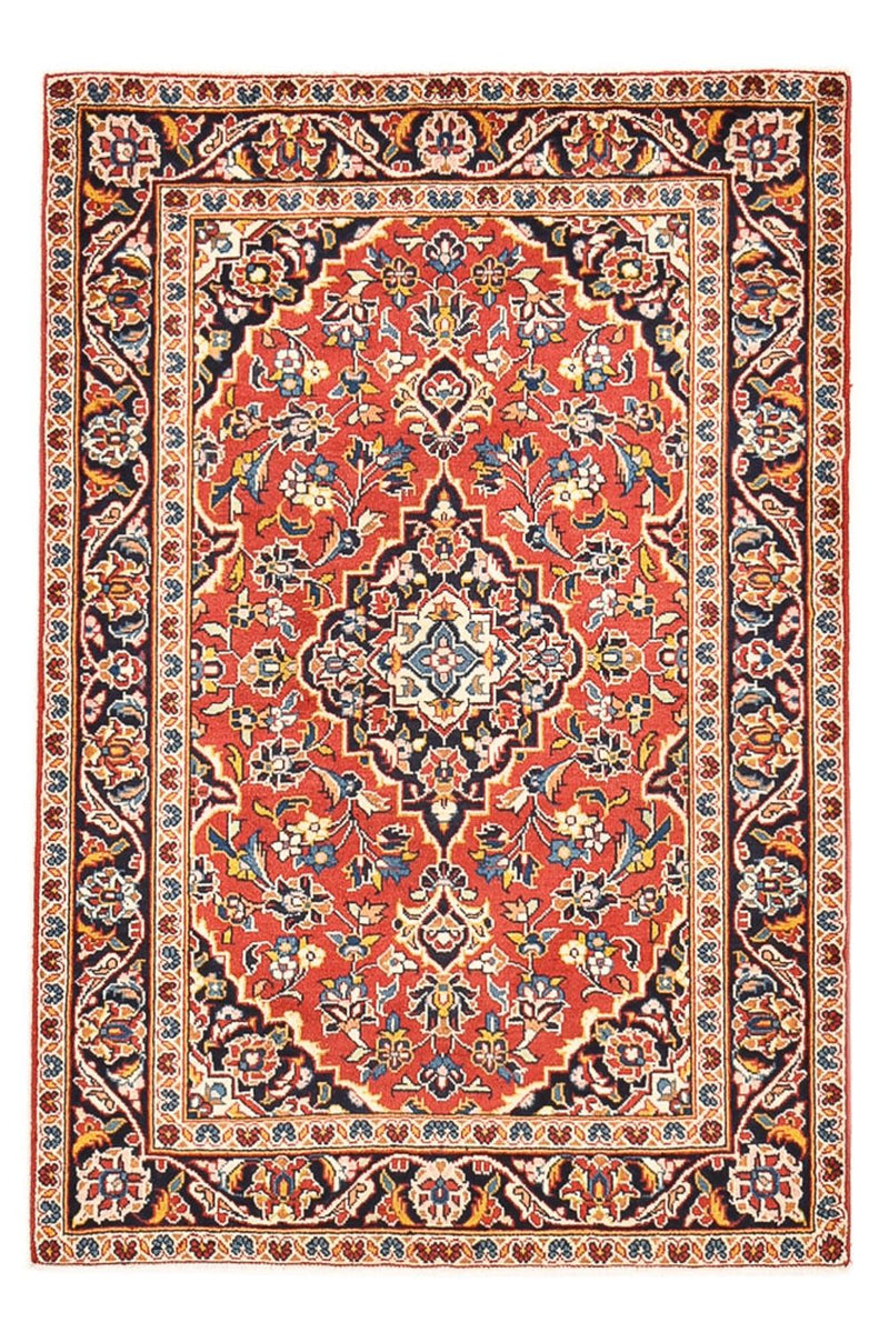 Persisk tæppe - Keshan - 148 x 100 cm - rød