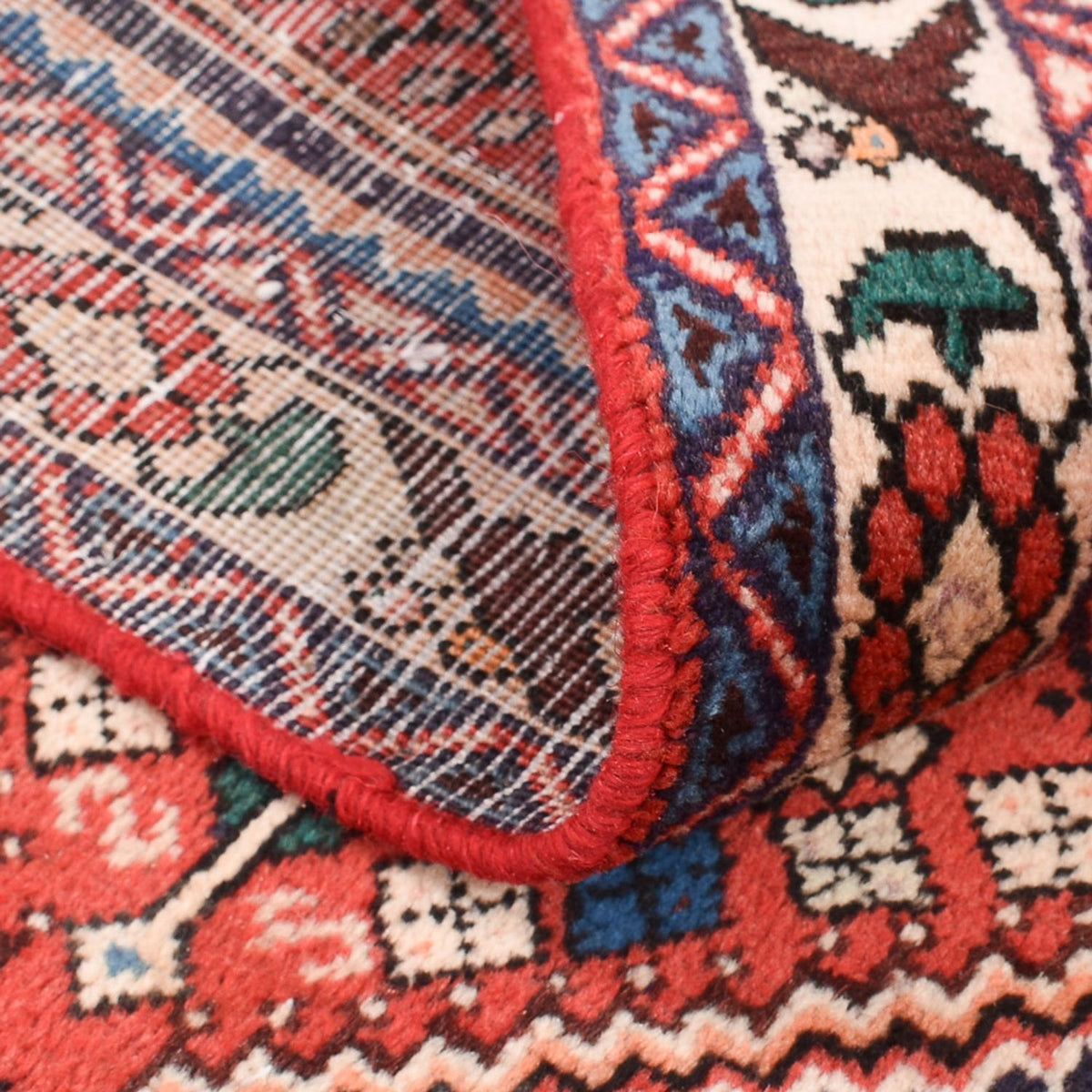 Persisk tæppe - Nomadisk - 142 x 97 cm - rød