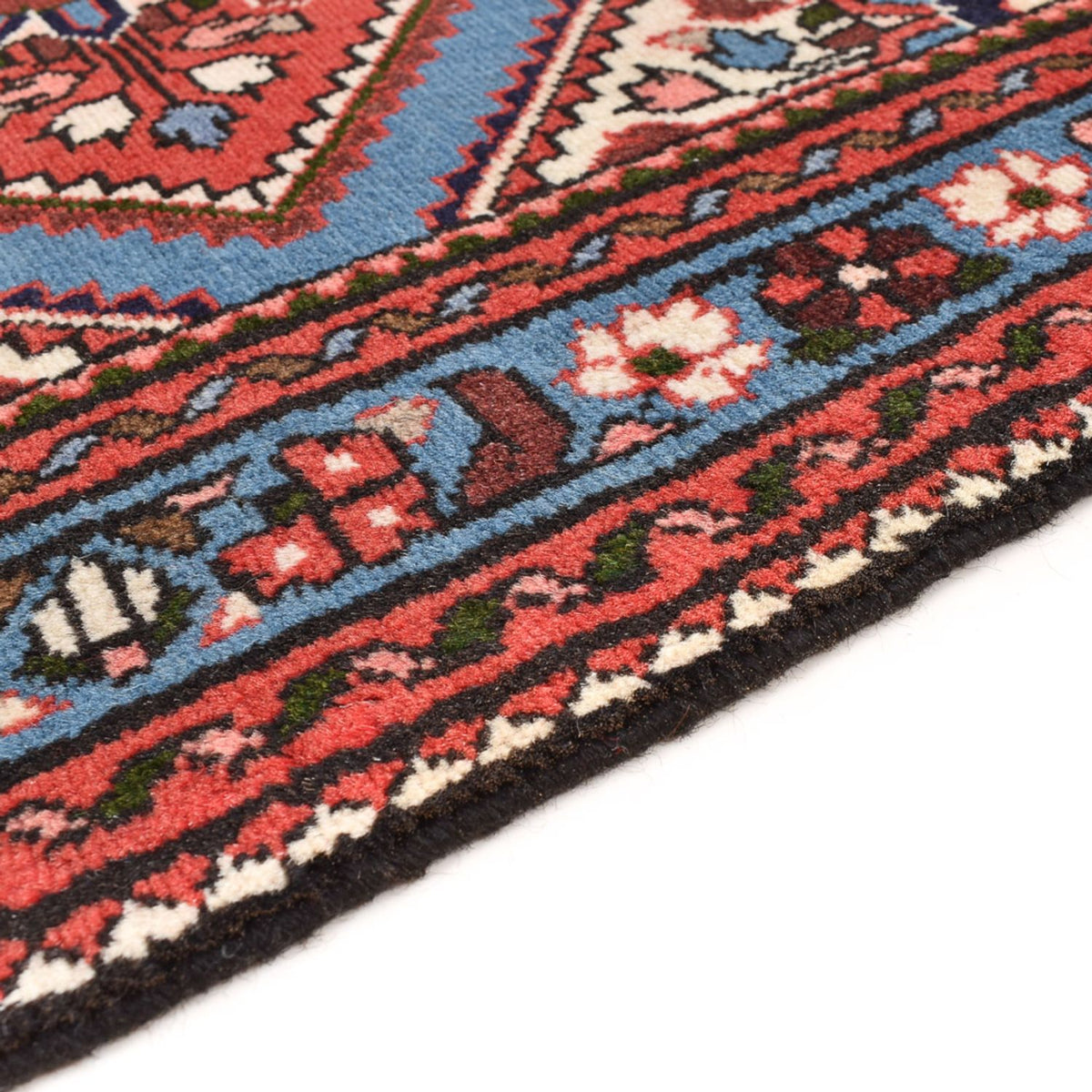 Løber Persisk tæppe - Nomadisk - 386 x 78 cm - lysrød