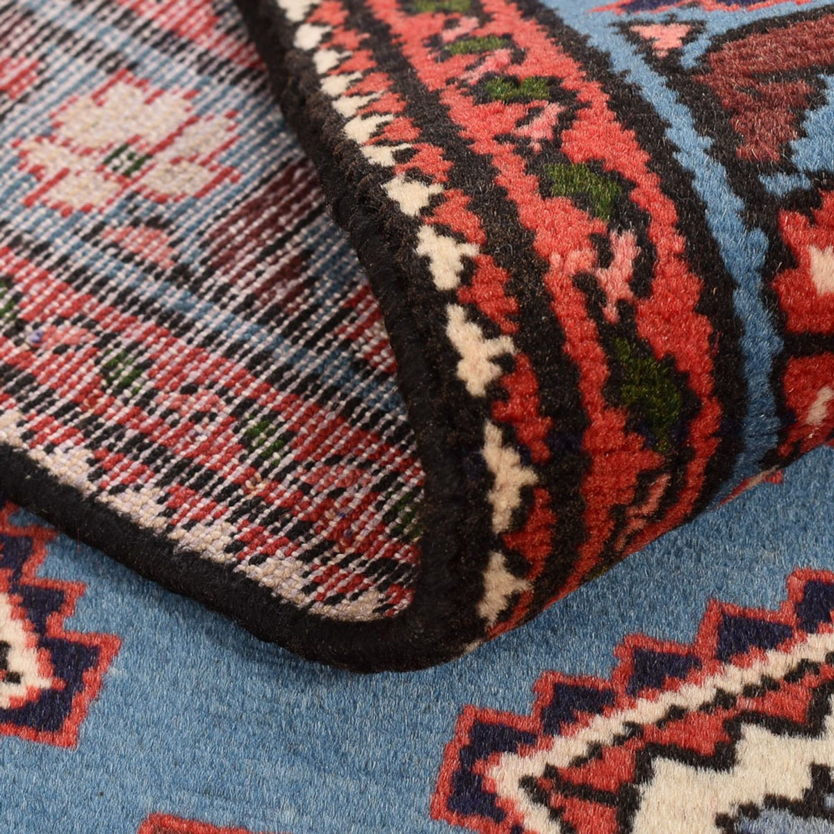 Løber Persisk tæppe - Nomadisk - 386 x 78 cm - lysrød