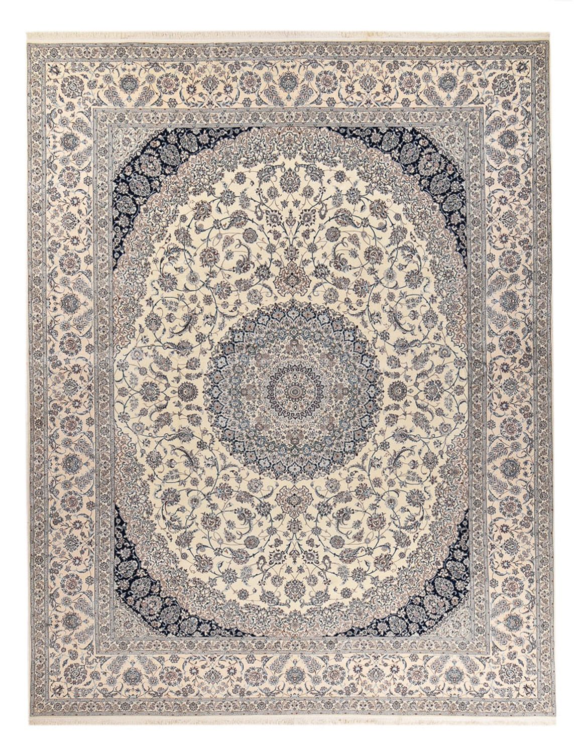 Persisk tæppe - Nain - Premium - 525 x 400 cm - sand