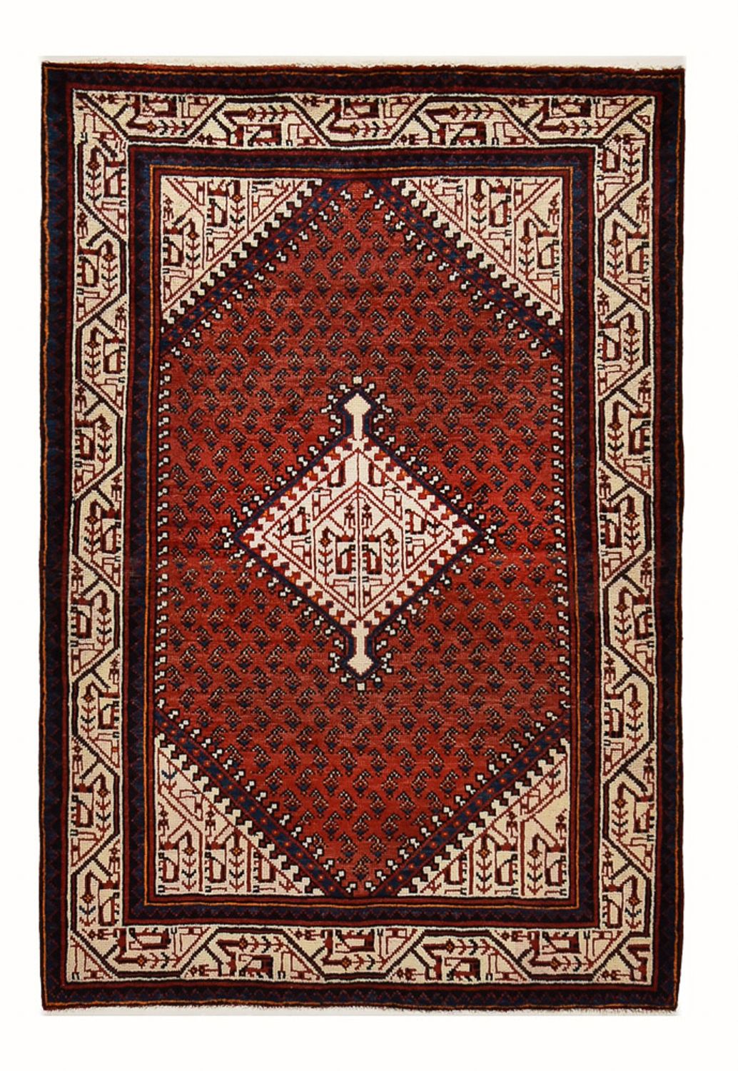 Persisk tæppe - Classic - 155 x 100 cm - rød