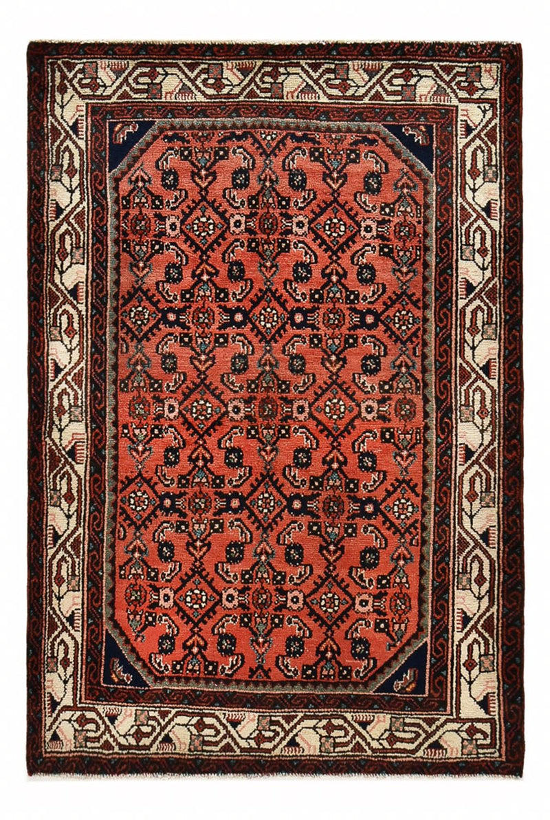 Persisk tæppe - Nomadisk - 152 x 103 cm - lysrød
