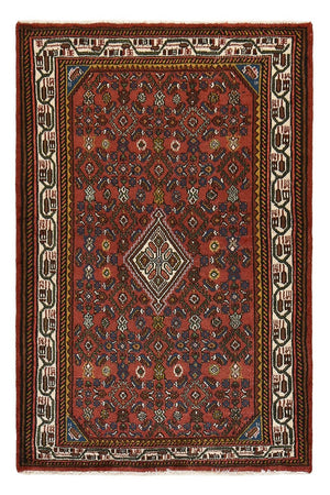 Persisk tæppe - Nomadisk - 150 x 99 cm - mørkerød