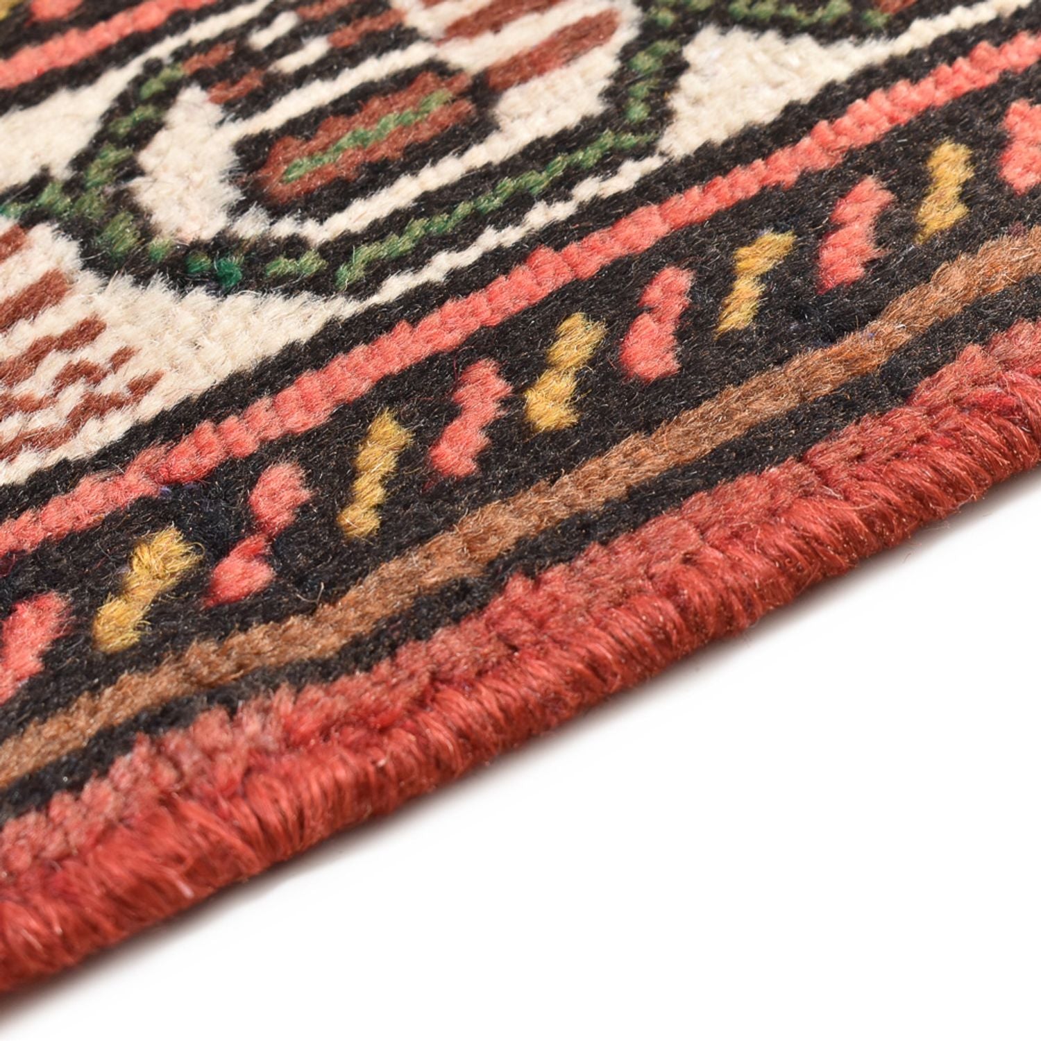 Persisk tæppe - Nomadisk - 150 x 99 cm - mørkerød