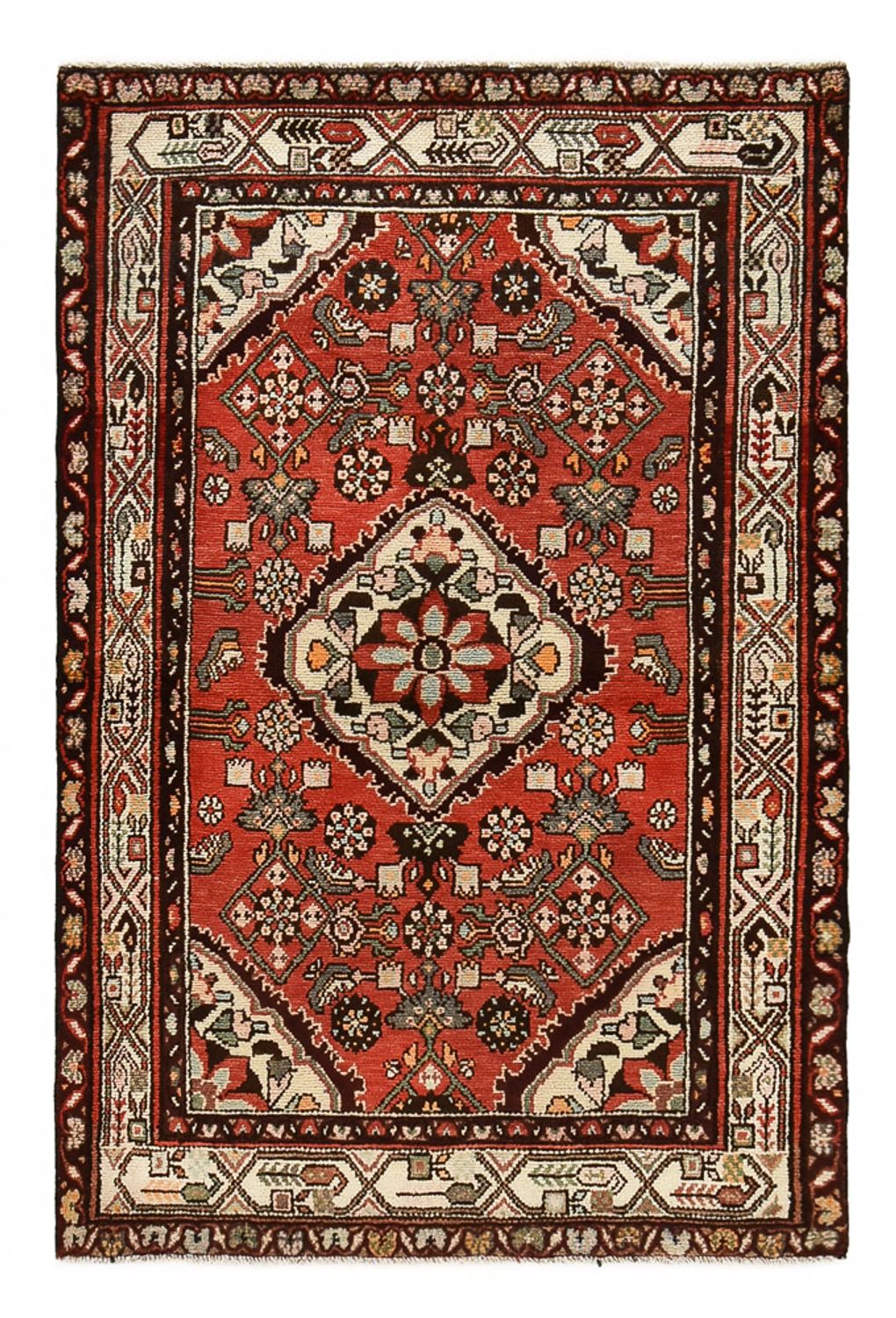 Persisk tæppe - Nomadisk - 154 x 100 cm - rød