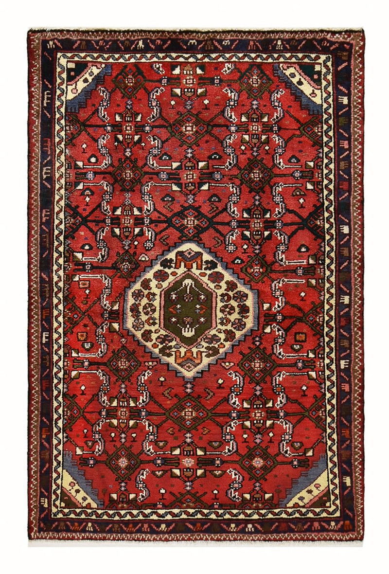 Persisk tæppe - Nomadisk - 151 x 99 cm - rød