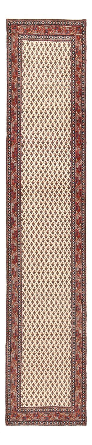 Løber Persisk tæppe - Classic - 389 x 75 cm - lys beige