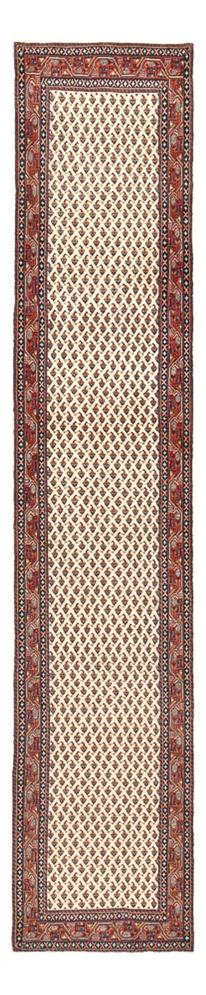 Løber Persisk tæppe - Classic - 389 x 75 cm - lys beige