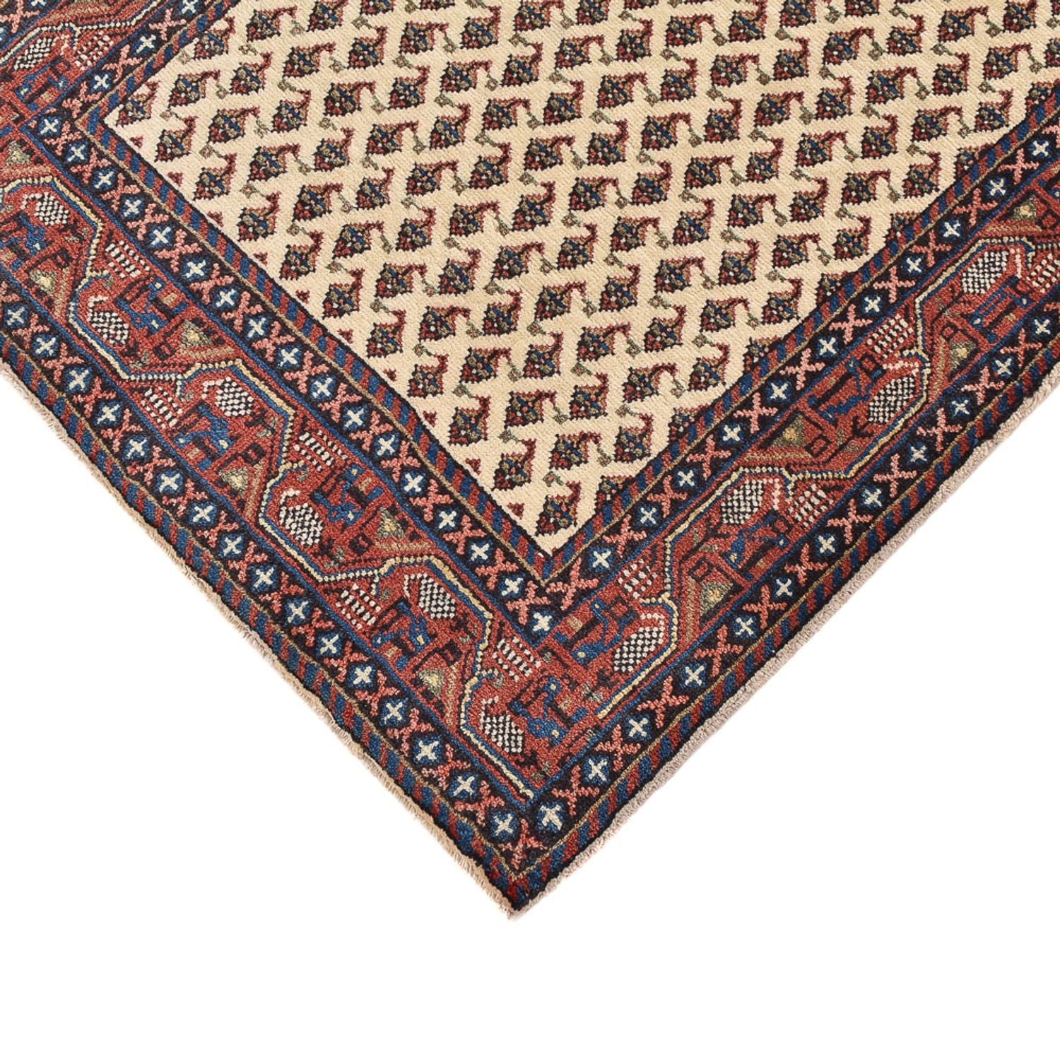 Løber Persisk tæppe - Classic - 389 x 75 cm - lys beige