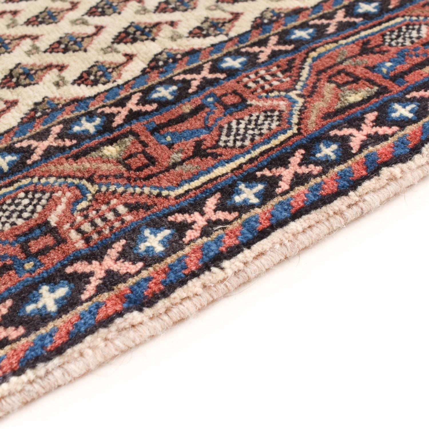 Løber Persisk tæppe - Classic - 389 x 75 cm - lys beige
