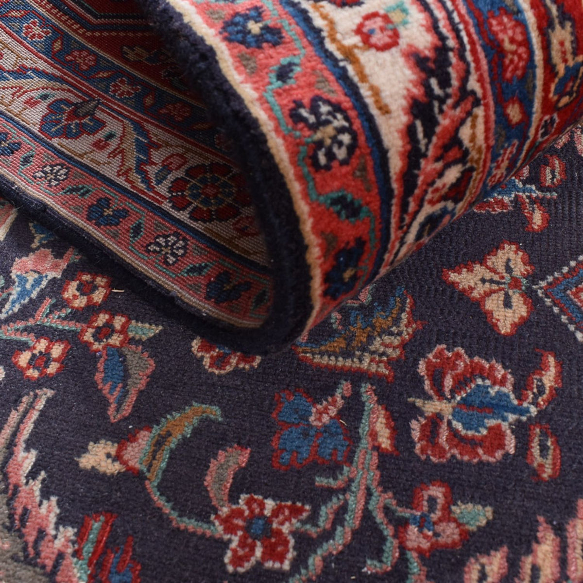 Persisk tæppe - Nomadisk - 332 x 223 cm - lysrød