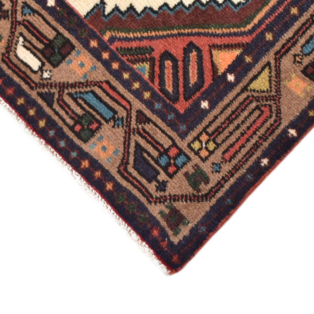 Løber Persisk tæppe - Nomadisk - 292 x 75 cm - mørkerød