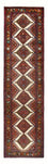 Løber Persisk tæppe - Nomadisk - 321 x 86 cm - mørkerød